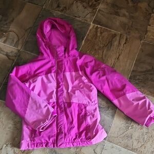 Girls Columbia Purple/light Purple Winter Coat Size Small (7/8)